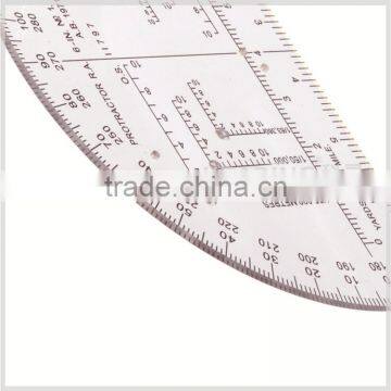 Kearing R.A.6 Inch Protractor in Degrees and Mills Field Kit for Accurate Map Reading #KMP-1 photo-2