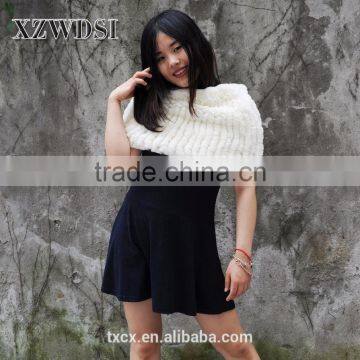 CX-B-44D New Styles Fashion Winter Wedding Hand Knitted Scarf Shawl photo-2