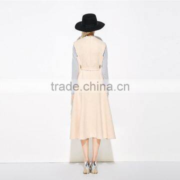 Maxnegio Ladies Smart Casual Dress Gaungzhou Clothing Manufacturer for Ladies photo-6