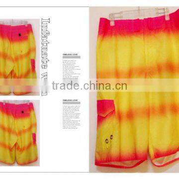 2012 fashion new style colorful mens Poly beach short