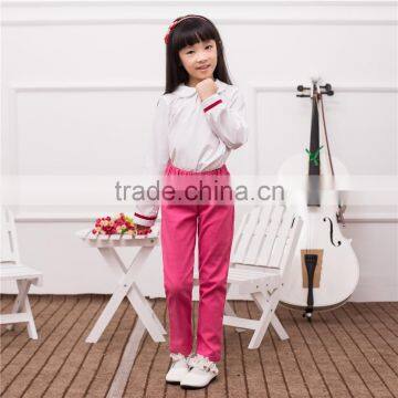 2014 latest Children kids colorful slacks Cotton Pants Girl Trousers