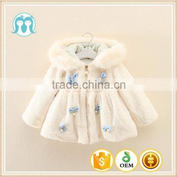 Factory Price Modern Children Overcoat Beige princess coats for sweet girls