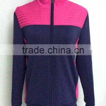 Fashion custom fantastic matching color women running sportswears made in china