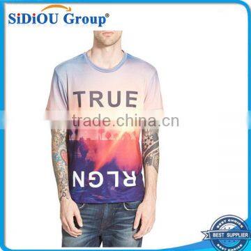 2013 Made in China Men's Fit 3D Printing T-shirt