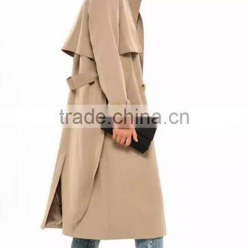 5047 Runwaylover Summer New Design Thin Khaki Trench Coat photo-2