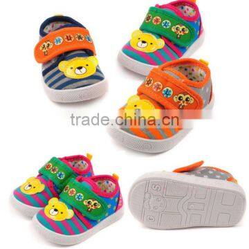 Glory fashionable rubber sole baby shoes and hard sole baby shoes