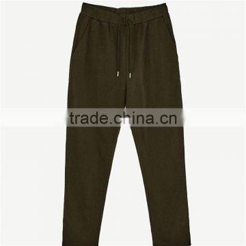 2017 OEM Wholesale 100% Cotton Comfortable Pants Women Sport Jogger Trousers photo-6