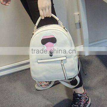 High Quality Silicon Feeling PEVA Lady Hand Bag With Pocket