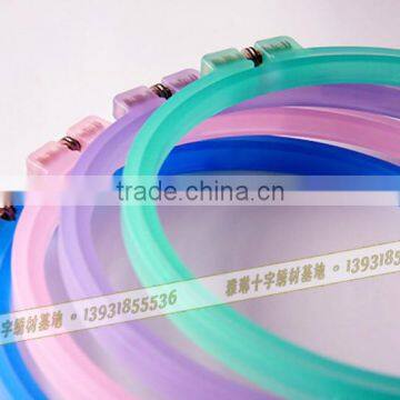 Wholesale 18cm frosted embroidery hoops high quality embroidery frame