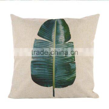 9 Types High Quality Beautiful Tropical Plants Floral Printed Cotton Linen Pillow Cover Home Chair Cushion Decorative Cover photo-3