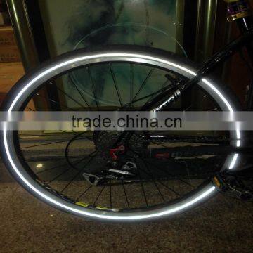 High Visible Silver Bicycle Wheel Reflective Tire Tape photo-2