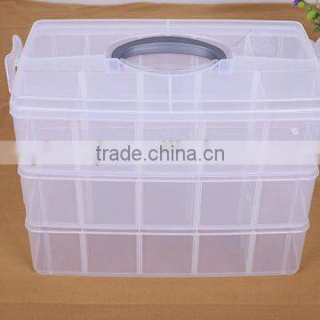 Hama Fuse Perler Bead Kit Fashion Three Layers Can Remove 30 Plastic Storage Grid photo-5