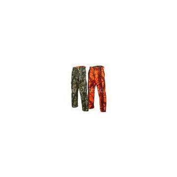 Belt Loops Multi-Functional Reversible Camo Hunting Pants, 100% Poly Wind-proof Hunting Camo Shirts