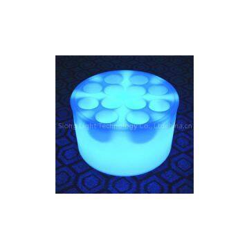 Waterproof Flashing Multihole Barware Tray LED Ice Bucket