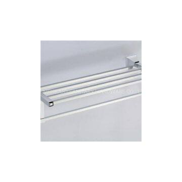 Plished Chrome Towel Rack W/Bar