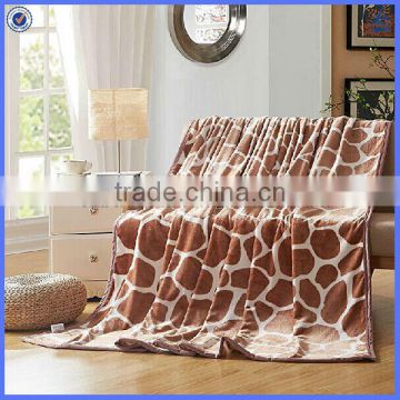 thick flannel fleece printed blanket