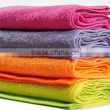 cheap cotton average bath towel size