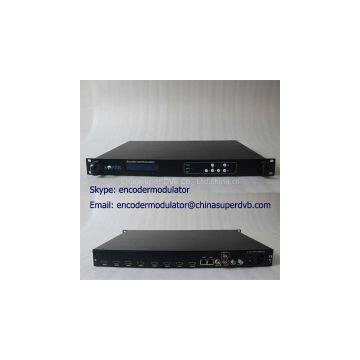 Digital TV 8xHDMI MPEG-4/H.264 HD Encoder modulator CS-60802 Series