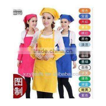 Cotton and Polyester Apron-2016 new style,thick apron many colours apron