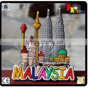 TOURIST SOUVENIR Rubber FRIDGE MAGNET ---- Malaysia