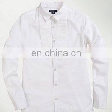 OEM school uniforms long sleeve cotton 100% dress shirts for kids for boys girls school age