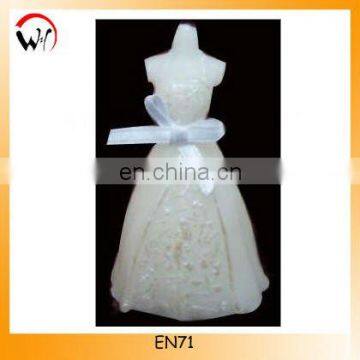 Wedding candle with bride shape