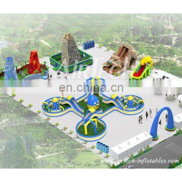 Outdoor inflatable amusement park for ticket sale