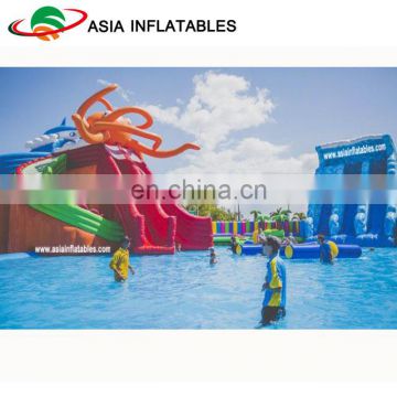 High Quality Inflatable Backyard Water Park ,Inflatable Pool With Fun Slide