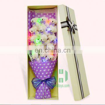 HI Best gift teddy bear bouquet plush toy bouquet