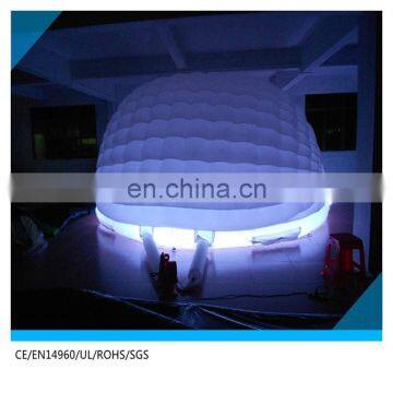 cheap price stock LED inflatable shell inflatable disco dome