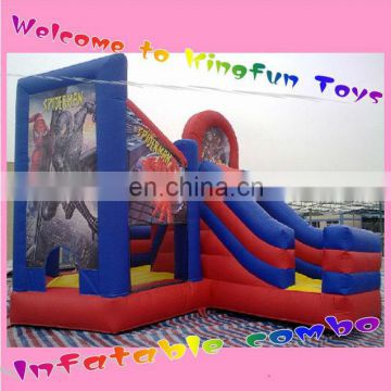 Super spiderman combi unit inflatables