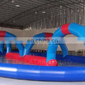 inflatable go cart course