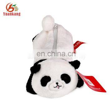 High quality custom factory plush panda pencil bags