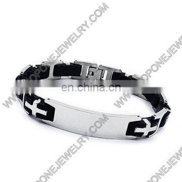 wholesale latest unique design bracelet stainless steel jewelry engravable bracelet