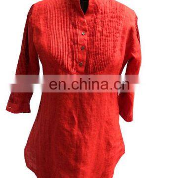 Indian Handmade Designer Dress Women Kurti Ethnic Cotton Top Tunic Blouse Shirt from India