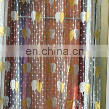 2015 high quality nylon foil printed organza curtain fabric organza light curtain