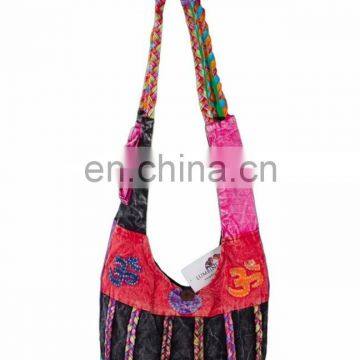 Hobo Cotton Sling Cross Body Messenger Shoulder Bag photo-2