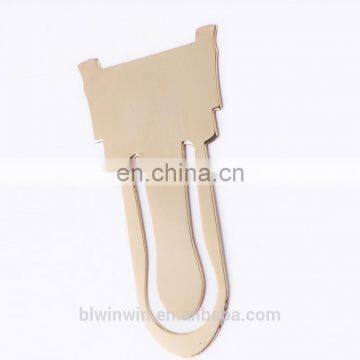 Orange Metal Bookmark and Book Clip photo-2