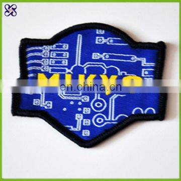 Fashion Custom Wholesale Woven Patches/embroidery sew on badge patches