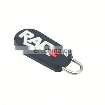Wholesale bulk Custom rubber zipper pull for sport clothing,rubber zipper puller for sport shoes,puller zipper