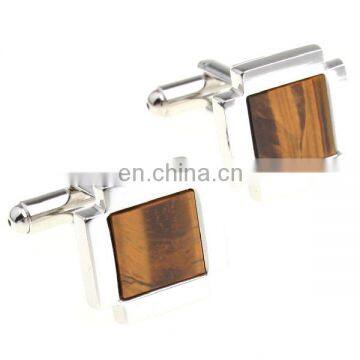 Square Metal Printing Cuff link with Epoxy