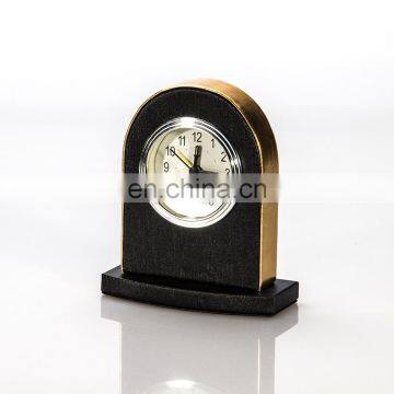 Quality Supplier Excellent Handmade Economic Leather Desk Clock photo-2