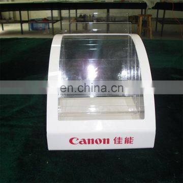 White and Clear Plexiglass Brochure Holder Document Display Plexiglass Brochure Display Rack photo-3