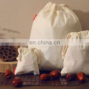 fashion white foldable grocery cotton bags