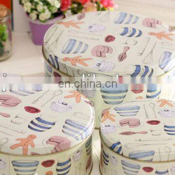 eco-friendly cookies packing metal box