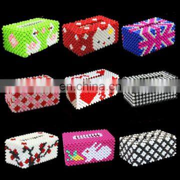 High quality acrylic plastic high profile DIY handmade beaded jewelry box