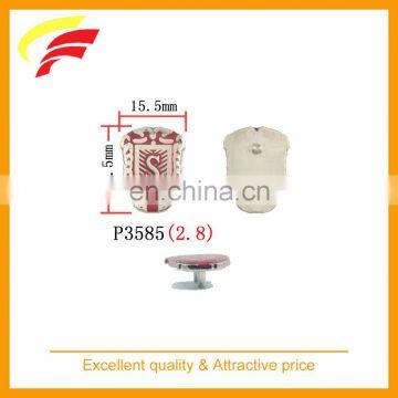 Gold Metal Badge , Zinc Alloy Label Buckle, Metal Plate for Garment photo-2