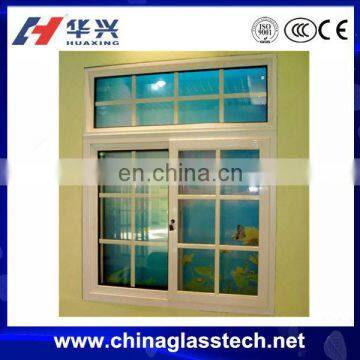 CE certificate size customized heat resistance upvc profile house window grill design