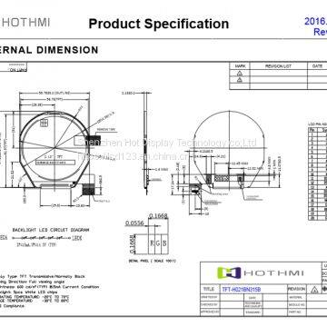 TFT-H0340A1 Round Display TFT 3.4inch photo-3