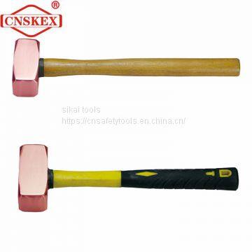 Octagon hammer Sledge hammer sinker  non sparking tool copper 1000g